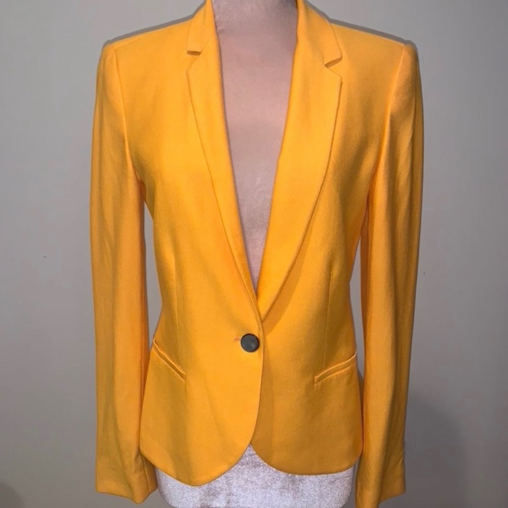 Zara Orange Blazer Size M
